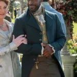 Daniel Francis Bridgerton Green Velvet Coat