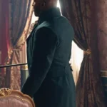 Daniel Francis Bridgerton S03 Back Green Velvet Coat