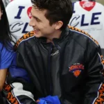 Date Night At Game Four Timothée Chalamet Jacket