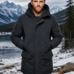 Disclosure Day Jackson Black Long Coat