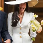 Dua Lipa London White Blazer