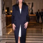 Dua Lipa NYC 2026 Black Coat