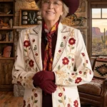 Dutton Ranch Front Beulah Jackson Floral Blazer