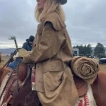 Dutton Ranch S01 Beth Dutton Brown Coat