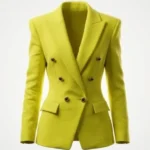 Emily In Paris S06 Lily Front Collins Yellow Blazer