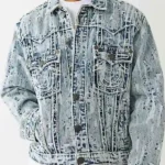 Euphoria Marshawn Lynch Distressed Denim Jacket