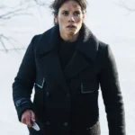 FBI Missy Peregrym Black Wool Peacoat
