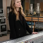 FBI S08 Claire Coffee Black Wool Coat