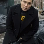 FBI S08 Juliana Aidén Martinez Black Peacoat