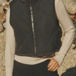 FBI S08 Missy Peregrym Black Quilted Vest