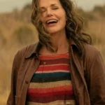Geena Davis The Boroughs S01 Leather Jacket