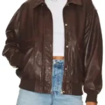 In the City Lindsay Hubbard Leather Jacket