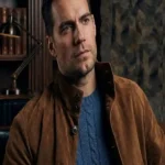 In the Grey Henry Cavill Brown Suede Jacket