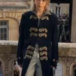 Jimin Ornate Embroidered Military Long Coat