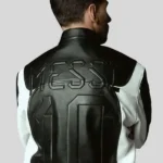 Kith & Messi Moto Black Leather Jacket Back