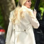 Lindsay Lohan Count Me Lies Off White Blazer Back