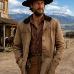Little House on the Prairie 2026 Luke Bracey Brown Jacket