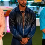 Love Island USA Gabriel Vasconcelos Leather Jacket
