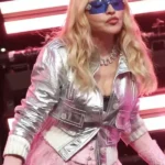 Madonna Surprise Concert Silver Jacket