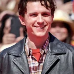 Madrid Event Spider Man Tom Holland Black Jacket