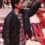 Madrid Event Spider Man Tom Holland Leather Jacket