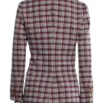 Margo’s Got Money Troubles Elle Fanning Plaid Blazer Back