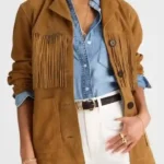 Marshals Dolly Weaver Suede Fringe Jacket