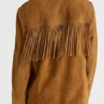 Marshals Dolly Weaver Suede Fringe Jacket Back