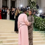 Met Gala ASAP Rocky Pink Coat