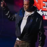 Mike Epps 2026 Black Bomber Jacket