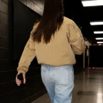 Moda Center Caitlin Clark Brown Jacket