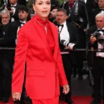 Monia Chokri Red Blazer