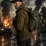 Mutiny 2026 Jason Statham Green Jacket Back