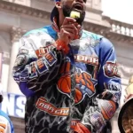 NY Knicks Championship Parade Karl-Anthony Towns Jacket