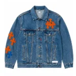 NY Knicks Timothée Chalamet Blue Denim Jacket