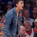 NY Knicks Timothée Chalamet Denim Jacket