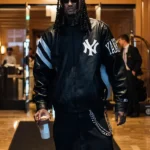 NY Yankees Vintage Jordan Clarkson Black Jacket