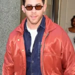 NYC 2026 Nick Jonas Red Jacket