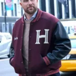 NYC Central Park Travis Kelce Letterman Jacket