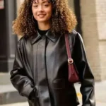 NYC Soley Liboy Black Leather Jacket