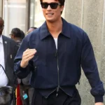 New York City 2026 Nicholas Galitzine Bomber Jacket