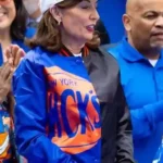 New York Knicks Championship Parade Kathy Hochul Bomber Jacket