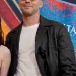 Nicholas Hoult Supergirl World Premiere New York 2026 Black Leather Jacket