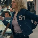Not Suitable for Work Amy Pascarelli Denim Bomber Jacket