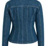 Off Campus Hannah Wells Blue Denim Jacket Back
