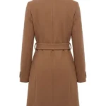 Off Campus Hannah Wells Brown Wool Coat Back