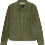Off Campus Phil Graham Green Suede Leather Jacket