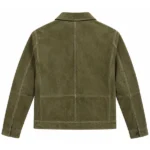 Off Campus Phil Graham Green Suede Leather Jacket Back
