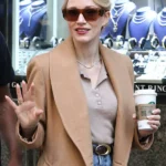 Off Weeks Jessica Chastain Stella West Trench Coat