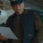 Office Romance Edward James Olmos Navy Blue Vest